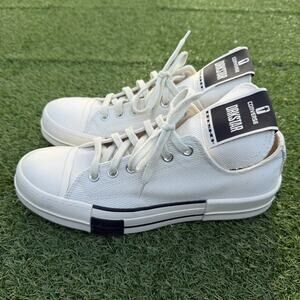 Rick Owens DRKSHDW x Converse Drkstar Ox Lily White Egret Black